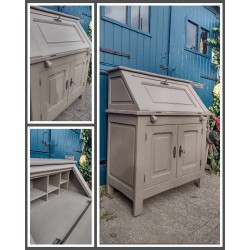 Secretaire dressoir taupe