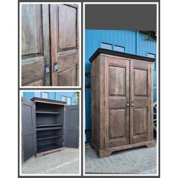 Teakhouten kast black wash...
