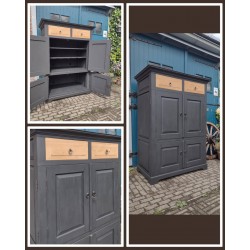 stoere opbergkast donker...